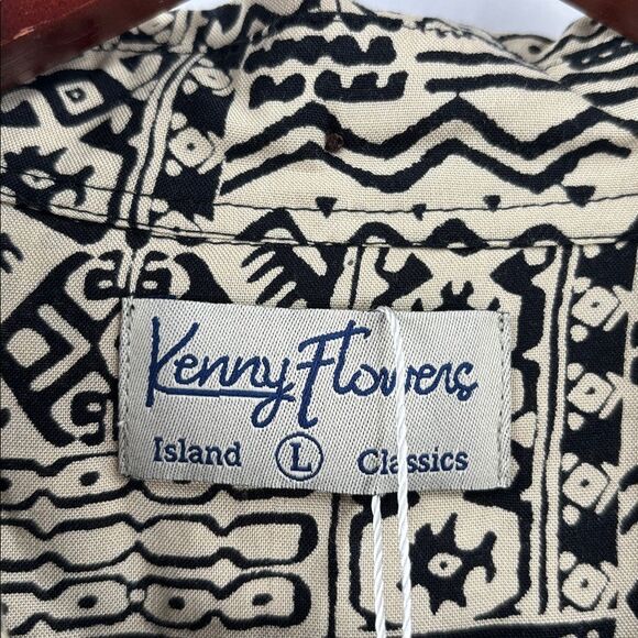 Kenny Flowers Long Sleeve Button Up Shirt Size Large New - Picture 3 of 12